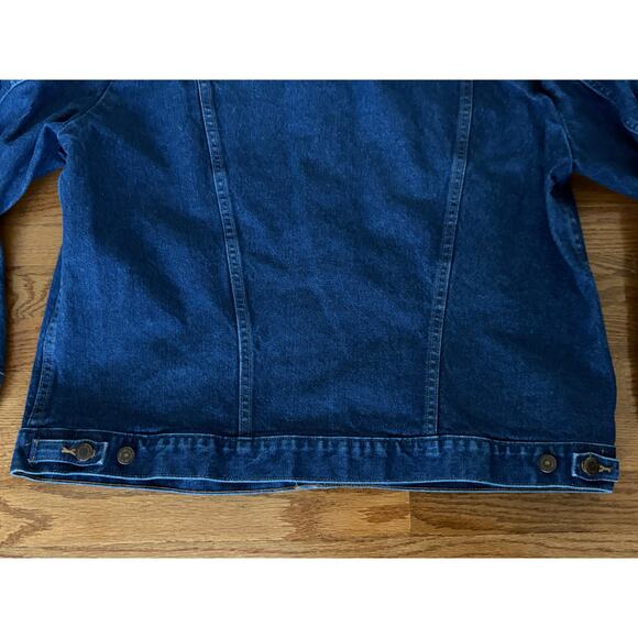 Wrangler Cowboy Cut Unlined Blue Denim Jacket 74145PW- Men's Size XL- EUC - Picture 5 of 6